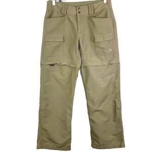 The North Face Zip-Off Hiking Pants Khaki sz 4